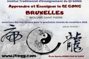 Prochaine rentrée formation QI GONG à BRUXELLES 15-16 novembre 2025