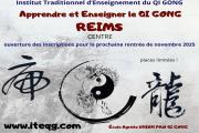 Prochaine rentrée formation QI GONG à REIMS 20 au 23 novembre 2025